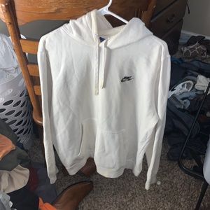 NIKE OFF WHITE HOODIE, size Large